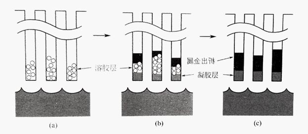 鋁型材氫氧化物凝膠的形成示意圖