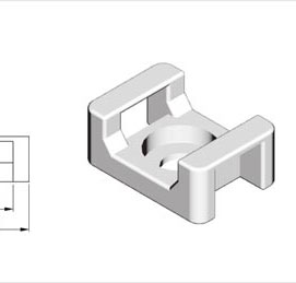 鞍狀線夾3D模型